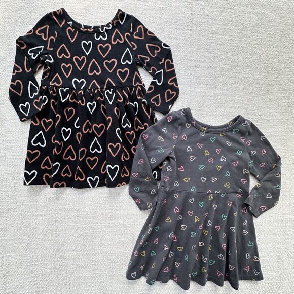 Cat & Jack Heart Dress Bundle - Picture 1 of 6